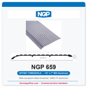 NGP 659 Offset Threshold 7" x 1/2" Aluminum | National Guard