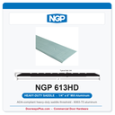 NGP 613HD Heavy-Duty Saddle Threshold 6" x 1/4" Aluminum | National Guard