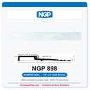 NGP 898 Bumper Seal Threshold 5" x 1/2" Dark Bronze | National Guard