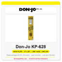 Don-Jo KP-628 Kick Plate | 6" x 28" | .050" Metal, Display Packaged