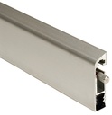 NGP 220NA Surface Mounted Automatic Door Bottom 2-3/8" x 5/8" Black Neoprene | Aluminum | National Guard
