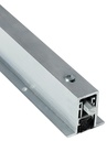 NGP 423NA Full Mortise Automatic Door Bottom 1-11/16" x 3/4" Black Neoprene | Aluminum | National Guard
