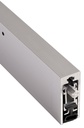 NGP 520NA Surface Mounted Automatic Door Bottom 2-1/4" x 3/4" Black Neoprene | Aluminum | National Guard