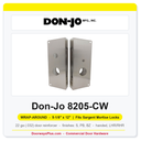 Don-Jo 8205-CW Wrap-Around Plate | 5-1/8" x 12" | Fits Sargent Mortise Locks | 2-3/4" Backset