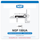 NGP 150UA Polyurethane Perimeter Weatherstrip - Anodized Aluminum | National Guard