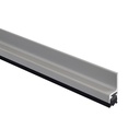 NGP 165NA Neoprene Sponge Perimeter Weatherstrip - Anodized Aluminum | National Guard