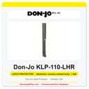 Don-Jo KLP-110-LHR Latch Protector | 1-1/2" x 10" | electronic / access-control locks | 12 ga. (.104)