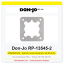Don-Jo RP-13545-2 Remodeler Plate | 3-1/2" x 4-1/2" | double-lock / two-hole remodeler plate | .032"