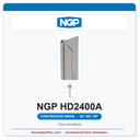 NGP HD2400A Concealed Geared Continuous Hinge Flush Mount 83/85/95" Clear Anodized | National Guard