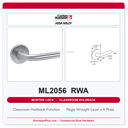 Corbin Russwin ML2056 RWA Classroom Holdback Mortise Lockset | Grade 1 Commercial