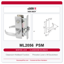 Corbin Russwin ML2056 PSM Classroom Holdback Mortise Lockset | Grade 1 Commercial