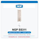 NGP SS311 Swing-Clear Half Wrap Pin-and-Barrel Hinge 83/85/95" US32D | National Guard