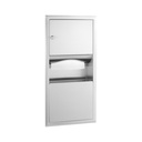 Bobrick B-369 Recessed Paper Towel Dispenser & Waste Receptacle – ClassicSeries