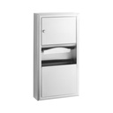 Bobrick B-3699 Surface-Mounted Paper Towel Dispenser and Waste Receptacle