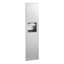 Bobrick B-3803 Recessed Paper Towel Dispenser and Waste Receptacle
