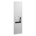 Bobrick B-38031 230V Recessed Paper Towel Dispenser/Automatic Hand Dryer/Waste Bin