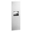 Bobrick B-39003 Paper Towel Dispenser and Waste Receptacle