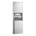 Bobrick B-3942 Convertible Semi-Recessed Paper Towel Disp./Waste Recep. – 12-Gal.
