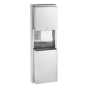 Bobrick B-3979 Surface-Mounted Convertible Paper Towel Dispenser/Waste Receptacle