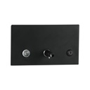 Bobrick B-306.MBLK Recessed Soap Dispenser, 45-fl. Oz, Matte Black