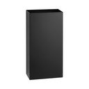 Bobrick B-9279.MBLK Surface-Mounted Waste Receptacle, Matte Black