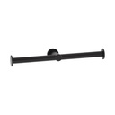 Bobrick B-9547.MBLK Surface-Mounted Double Toilet Roll Holder, Matte Black