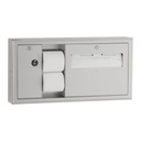Bobrick B-30919 Surface-Mounted Toilet Tissue, Seat-Cover Dispenser and Waste Disposal, Left Side