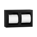 Bobrick B-3588.MBLK Surface-Mtd. Multi-Roll Toilet Tissue Dispenser – TrimLineSeries, Matte Black