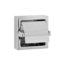 Bobrick B-6699 Surface-Mounted Toilet Tissue Dispenser with Hood, Bright Finish