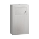 Bobrick B-9254 Surface-Mounted Sanitary Disposal, Satin Finish