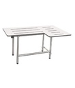 Bobrick B-51815 Folding Shower Seat with Legs