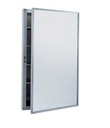 Bobrick B-398 Medicine Cabinet, Stainless Steel, Recessed – 4 Shelves