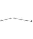 Bobrick B-5837 2-Wall Tub/Shower Compt. Grab Bar, 36" x 54"