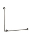 Bobrick B-5854.99 L-shaped grab bar 40"x30", Left, Peened