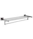 Bobrick B-676x24 Towel Shelf with Bar – 24" Length, Surface-Mounted