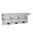 Bobrick B-239x34 Shelf, 3 Mop Holders, 4 Rag Hooks – 34" Length
