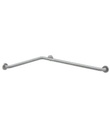 Bobrick B-68616.99 2-Wall Tub/Shower, Compt. Grab Bar – 24" x 36", Peened Grip