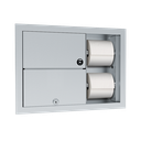 ASI 10-04822 Toilet Tissue Dispenser & Sanitary Napkin Disposal - Recessed