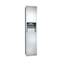 ASI 10-0467 Traditional™ - Paper Towel Disp. & Waste Receptacle - Multi, C-Fold - 7 gal. Recessed