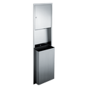 ASI 10-0469 Traditional™ - Paper Towel Disp. & Waste Receptacle - Multi, C-Fold - 12 gal. Recessed