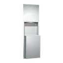 ASI 10-0469-BL Traditional™ - Paper Towel Dispenser & Waste Receptacle - Multi, C- Fold - 18 gal.