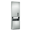 ASI 10-046921-6 Traditional™ - Paper Towel Dispenser & Waste Receptacle - Roll - 13.3 gal. - Semi-Recessed