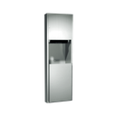 ASI 10-04692A-6 Traditional™ - Auto Paper Towel Disp. & Waste Receptacle - Roll (110- 240V) - 17 gal. Semi-Recessed