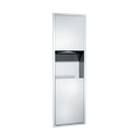 ASI 10-04697 Traditional™ - Paper Towel Disp. & Waste Receptacle - Multi, C-Fold - 12 gal. Recessed