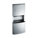 ASI 10-204623 Roval™ - Paper Towel Dispenser / Removable 3 gal. Waste Receptacle - Multi, C-Fold - Recessed