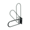 ASI 10-3451-P Swing Up Grab Bar (1-1/4" O.D) Peened - Locks - Surface Mounted