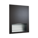 ASI 10-6457-41 Piatto™ - Fully Recessed Paper Towel Disp. - Matte Black Phenolic Door