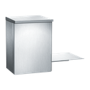 ASI 10-0852-SH Sanitary Waste Disposal w/ Shelf - Surface Mounted