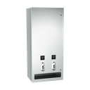 ASI 10-0864-25 Sanitary Napkin and Tampon Dispenser - 25¢ Operation - Surface Mounted