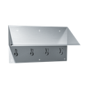 ASI 10-128-1 Security Bookshelf & Clothes Hook - Front Mount - Surface Mounted